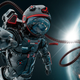 A promotional image of an Astronaut used by GameStop to advertise its NFT marketplace. The astronaut figure was used in an NFT that also evoked a famous photo from 9/11.